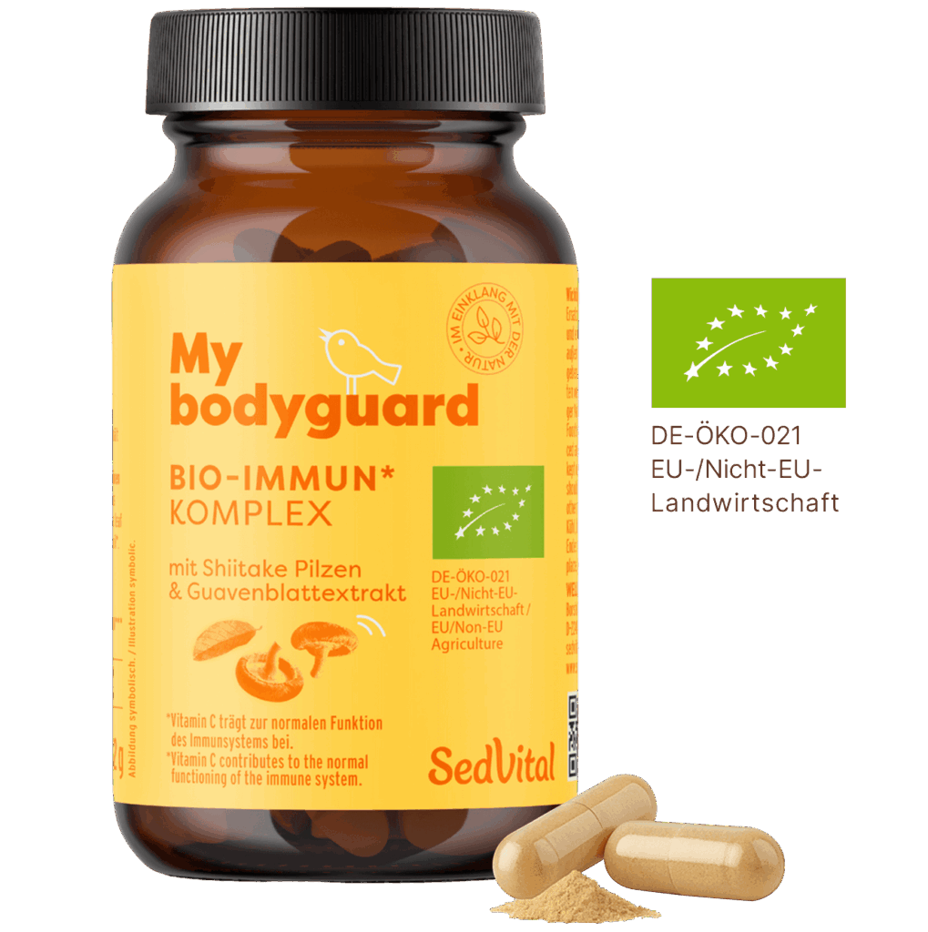 SedVital - My bodyguard: Bio-Immun Komplex mit Shiitake Pilzen & Guavenblattextrakt